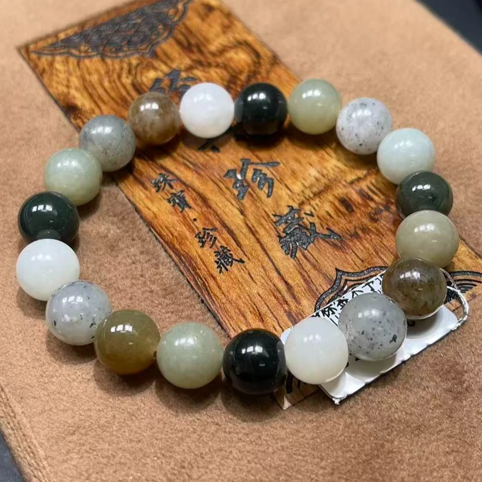 天然和田玉手串（多样性发其一）TG00225