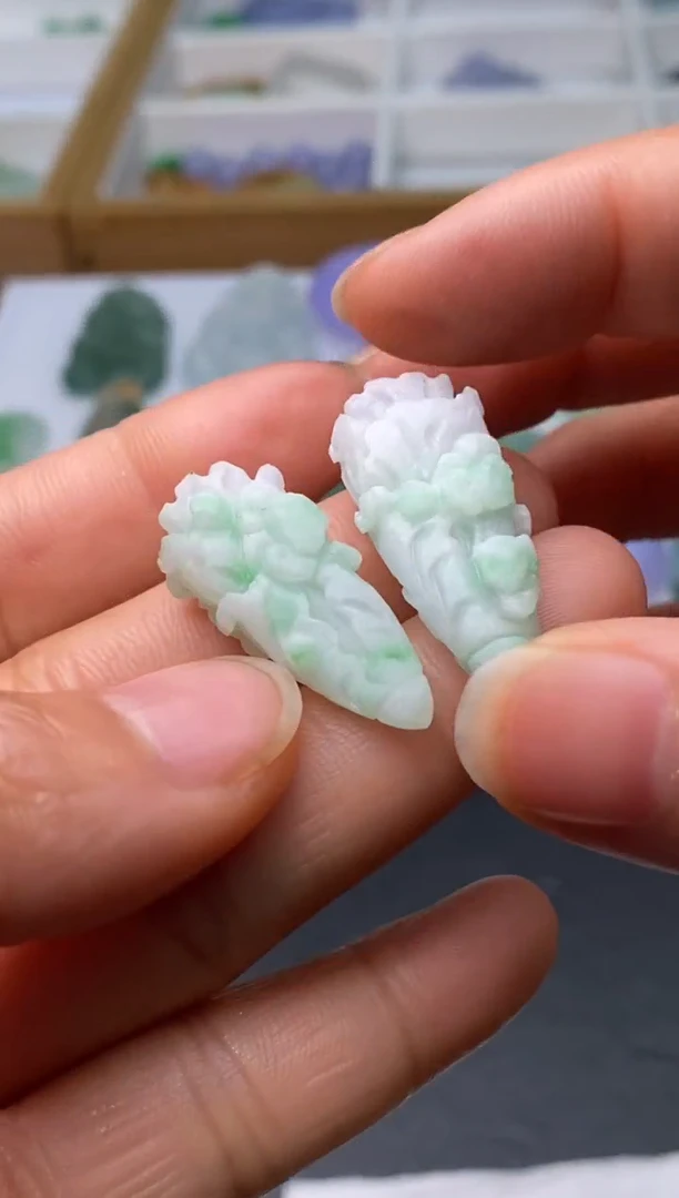 【闪购商品】定制翡翠未镶嵌翡翠毛货~多样性发货一个