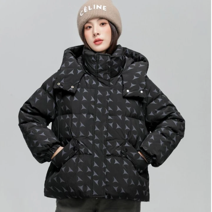 冬季短款加厚面包羽绒服30938