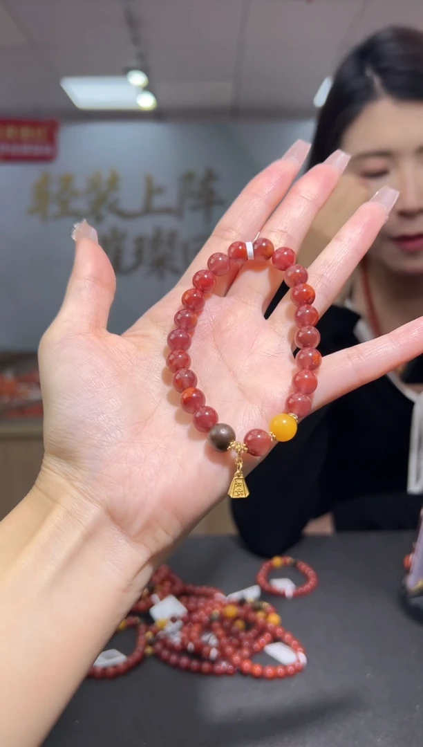 未镶嵌珠串南红玛瑙9.27-8mm96625090599（多样式发其一）