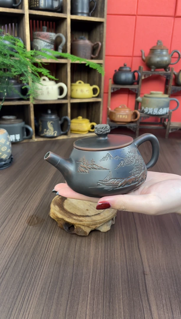 钦州坭兴陶手工壶（张）