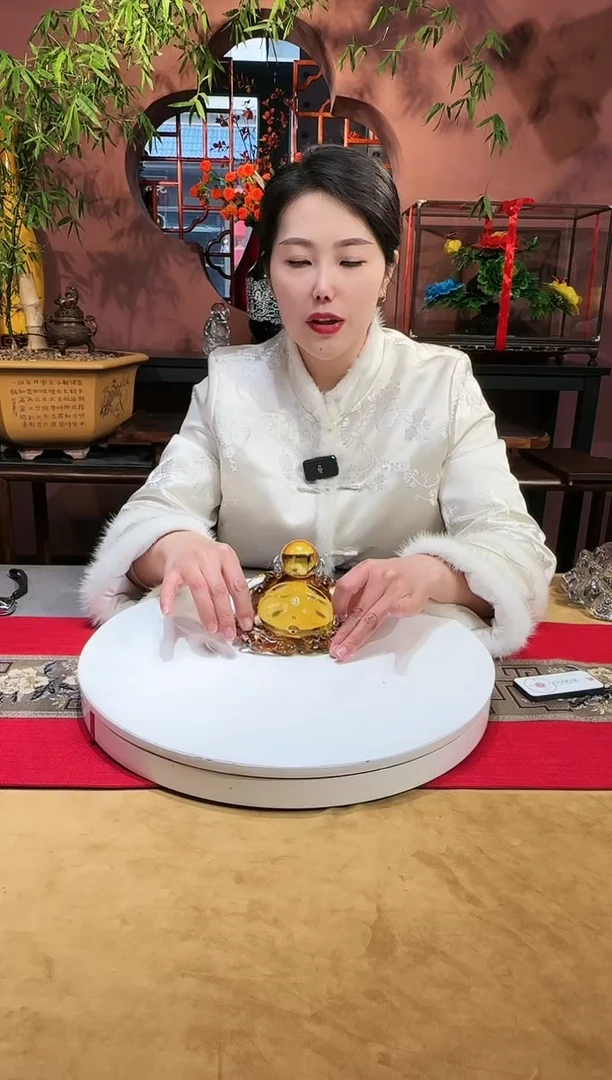 【闪购商品】琉璃手工艺品弥勒佛