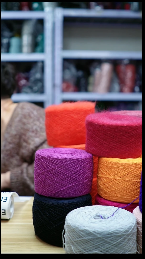 羊绒欢姐编织E037