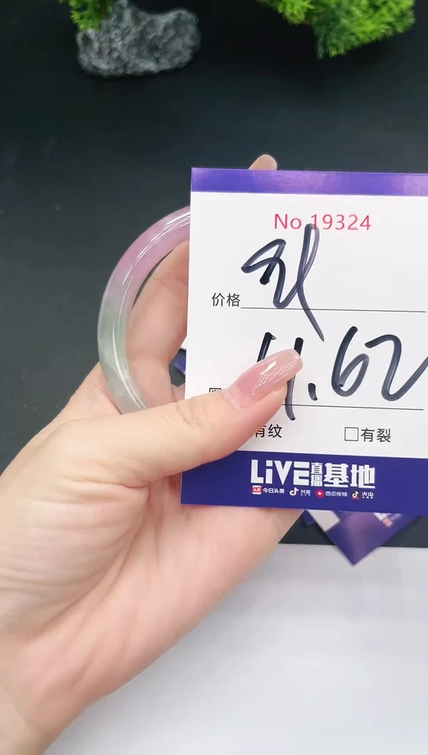 未镶嵌手镯翡翠19324