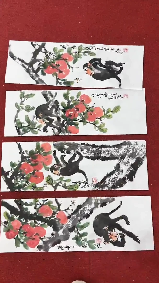 国画周大拙/国画/花鸟