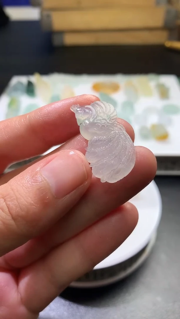 未镶嵌定制翡翠毛货