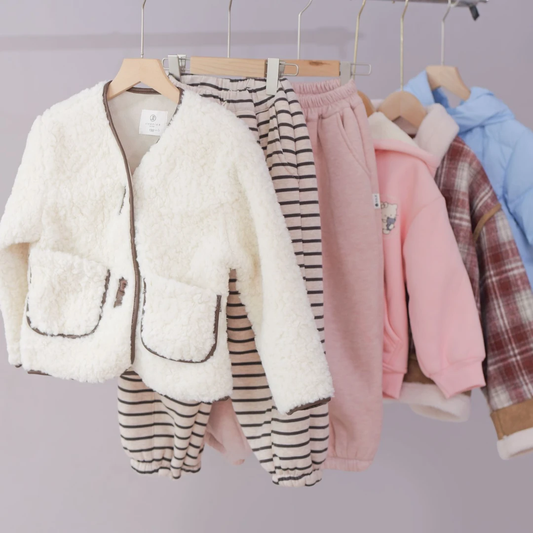 【200-399】秋冬2025新款儿童洋气加厚冬季外套时尚保暖冬款韩版