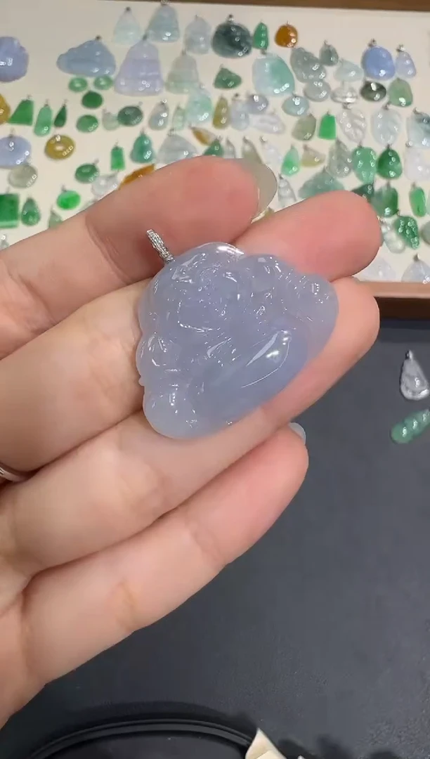 颈饰18K金镶嵌翡翠X0925-1501-219