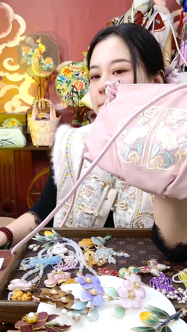 纯铜合金琉璃非遗首饰好美