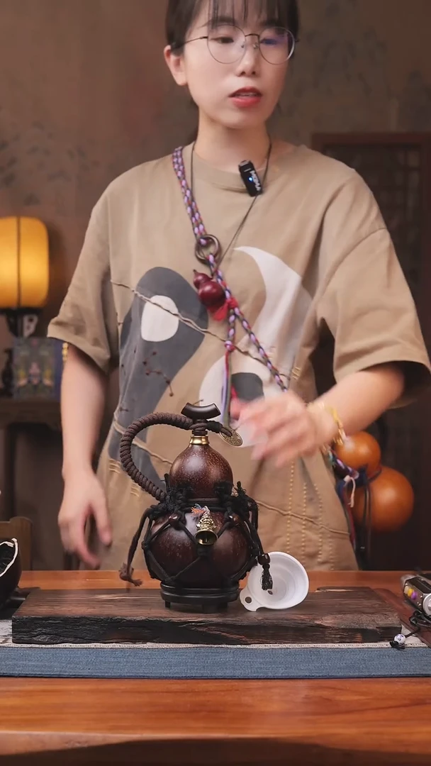 1646号精品大漆葫芦防腐防渗装水茶酒