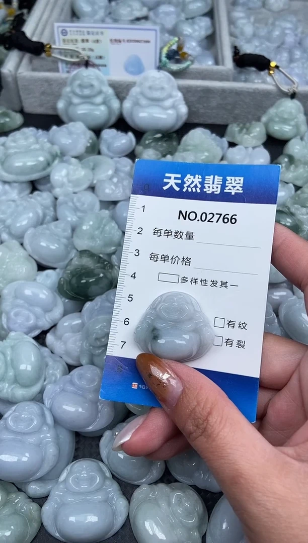 颈饰未镶嵌翡翠纯天然A货翡翠2766