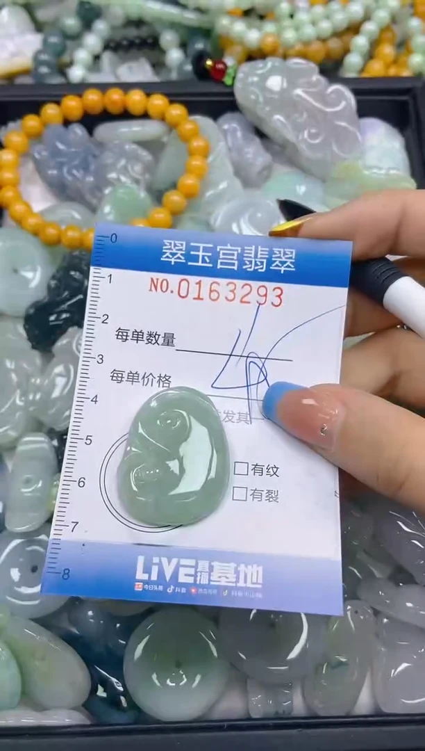 翡翠未镶嵌颈饰闪购0163293