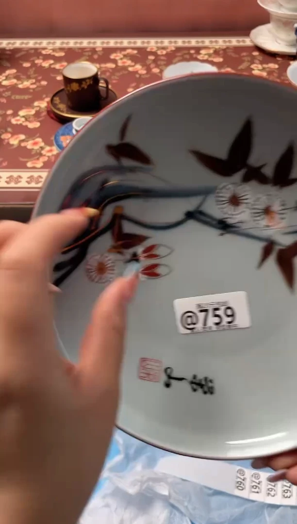 瓷片花*瓷器瓷器@759