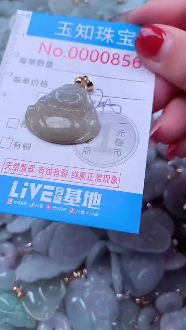 吊坠(不含链)未镶嵌翡翠856