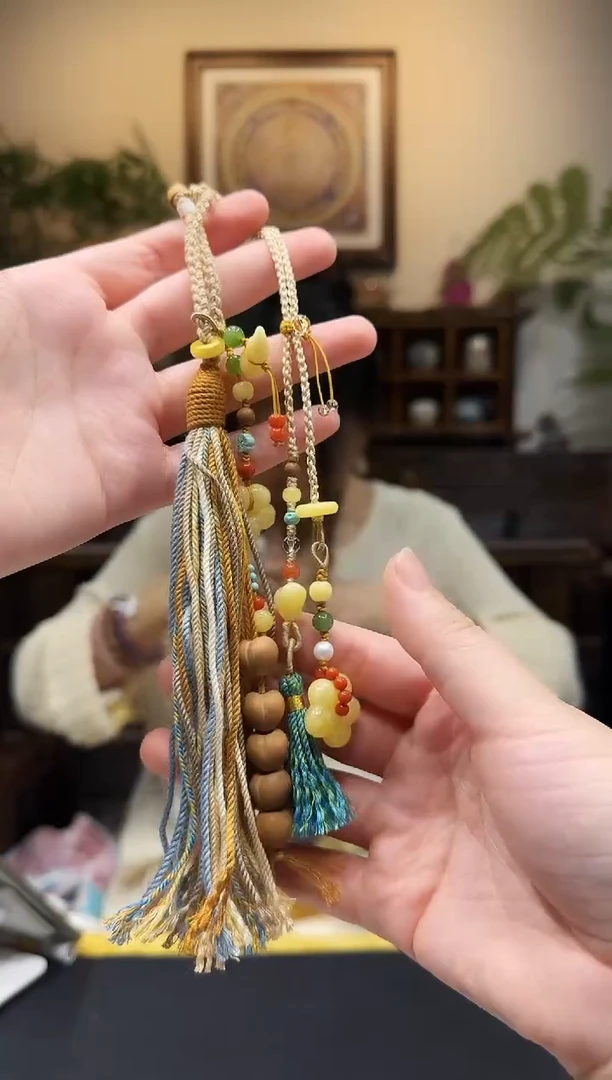 蜜蜡颈饰未镶嵌挂件