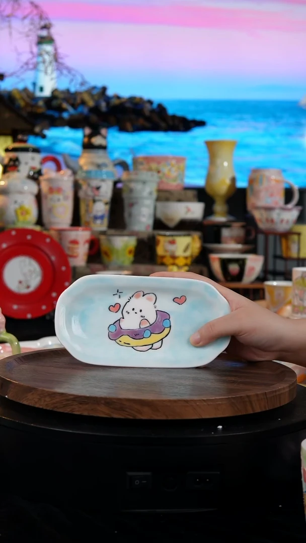 陶瓷便携款景德镇手工手绘陶瓷