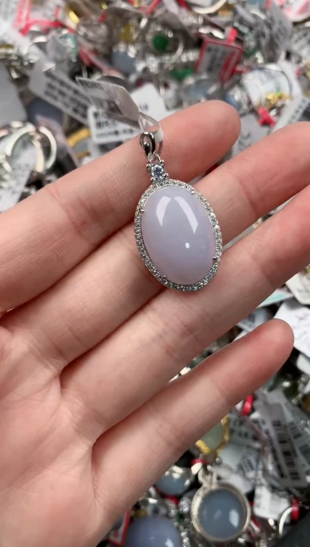 银S925镶嵌戒指翡翠666    4