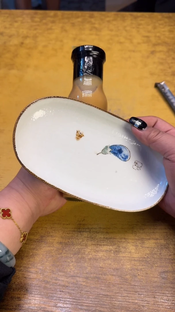 瓷器瓷器瑕疵破破88豚五件碗