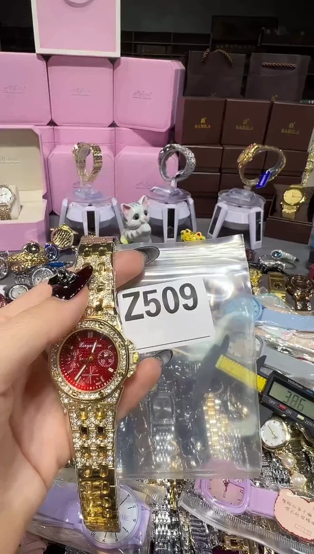 石英机芯不锈钢不锈钢小**~直播定闪专用