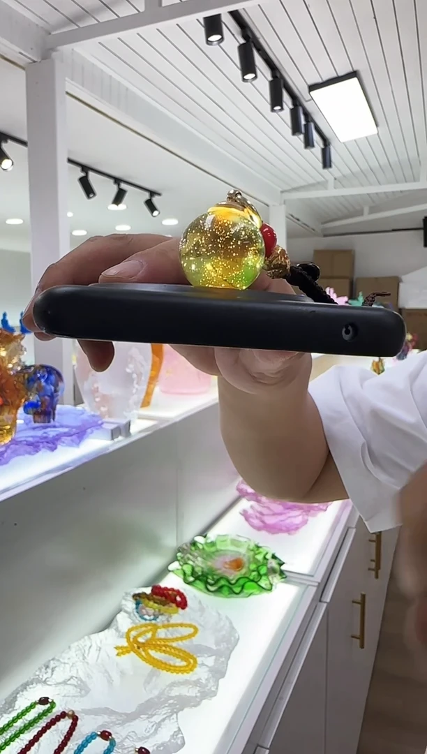 手工艺品琉璃古法琉璃有求必应挂