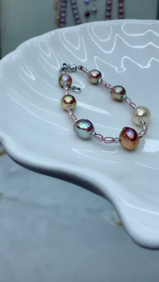 未镶嵌手绳淡水珍珠多样性发其一【非无瑕】