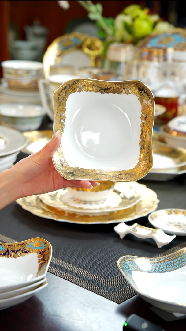 瓷片6英寸沙拉碗2个