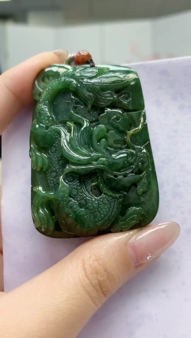 【闪购商品】定制翡翠未镶嵌5145jw-毛货挂件27