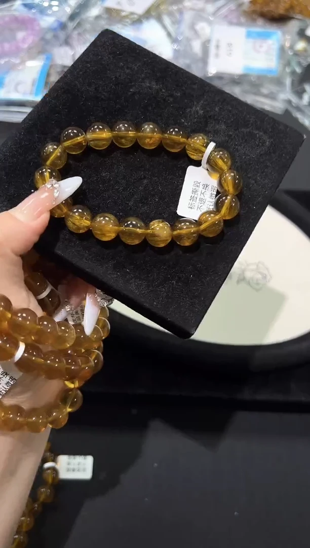 手串未镶嵌萤石47R多样性发其一【1条】默认微瑕11mm