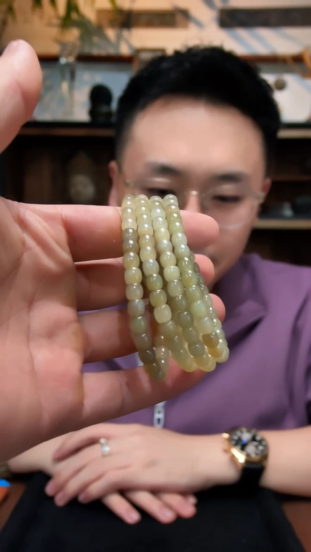 未镶嵌手串和田玉和田玉老型手串ZD6*多样性发其一