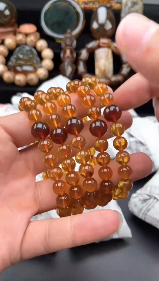 未镶嵌琥珀手链鸿运当头手串【多样性发货其中一】
