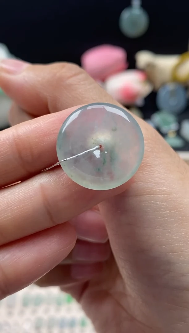 【闪购商品】翡翠颈饰未镶嵌翡翠冰种平安扣