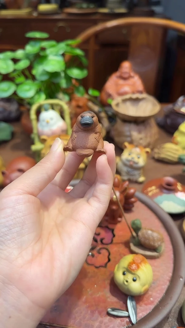 紫砂茶宠紫砂鸭嘴兽