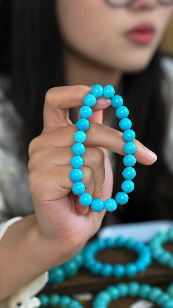 未镶嵌绿松石手串圆珠