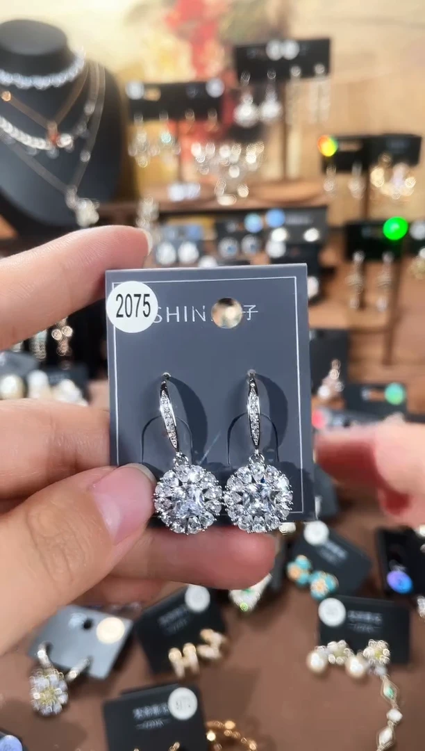 合金925银锆石萱2075