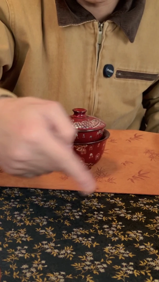 @@敦煌宽口盖碗+敦煌葫芦杯