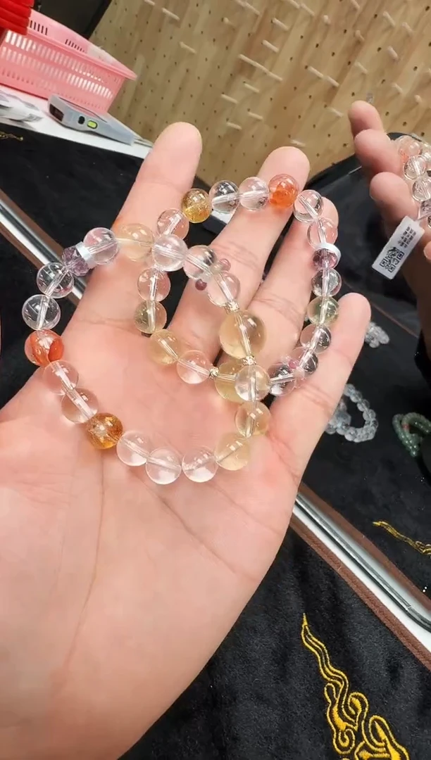 未镶嵌手链水晶村0365 约9mm 多样性发一件