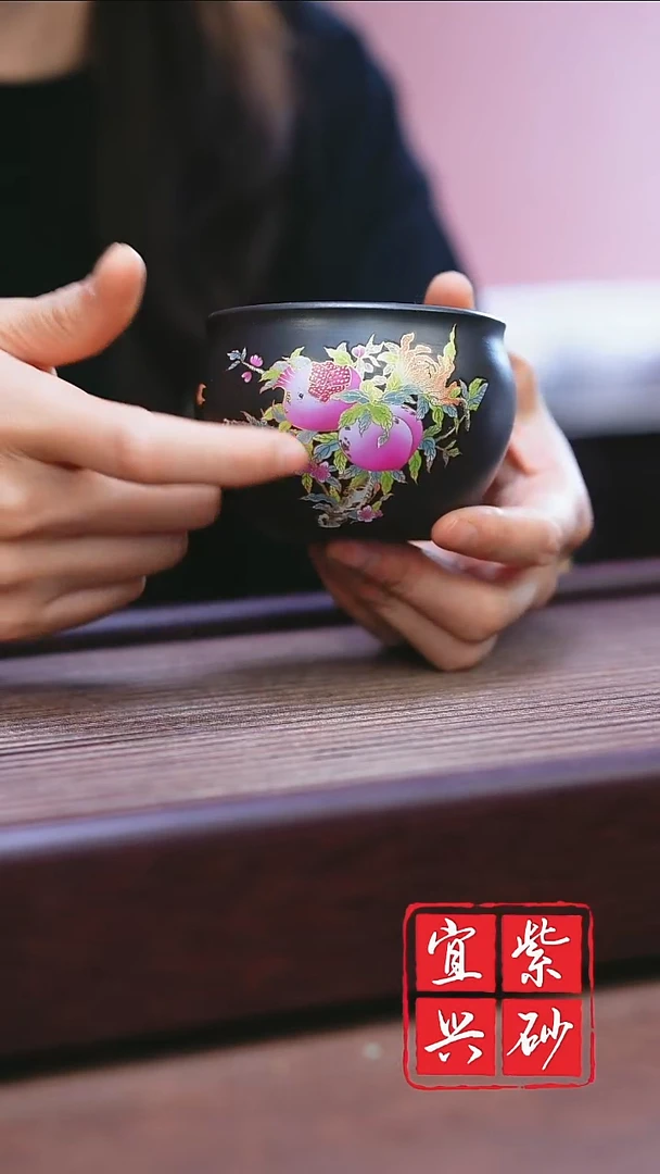 宜兴原矿紫砂   石磺石榴