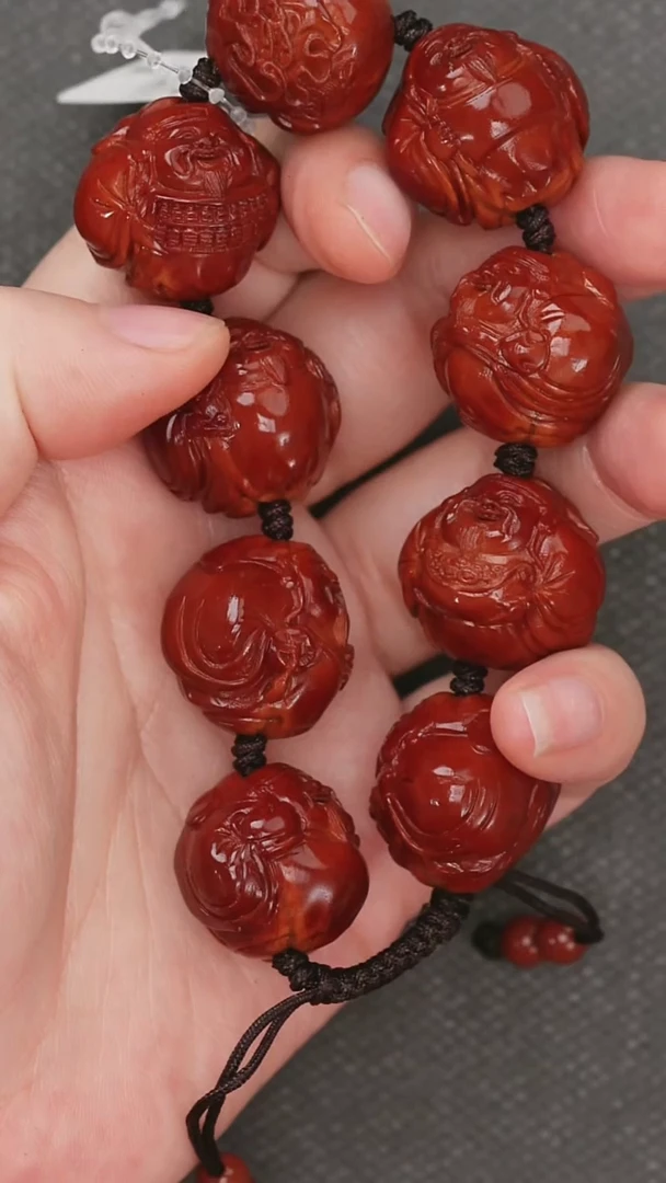 手串/手链橄榄核亿***花橄榄核手串