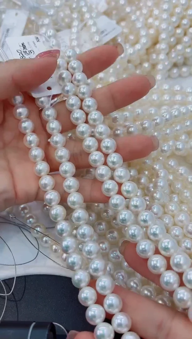 未镶嵌项链海水珍珠akoya9-9.5 定99总8180