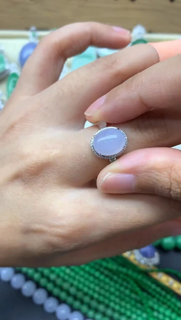 翡翠戒指18K金镶嵌227-中国好珍宝