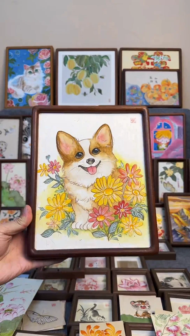 木双层款实木柯基10寸