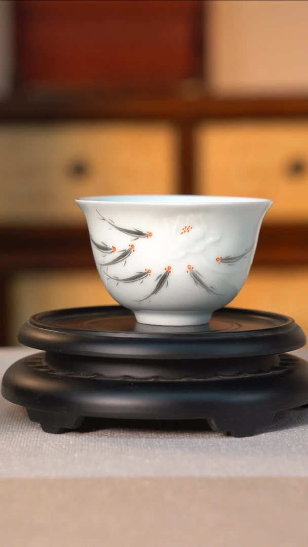 【闪购商品】景德镇李智压手杯003