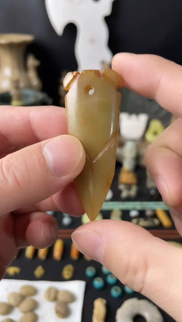 未镶嵌和田玉（糖玉）挂件11