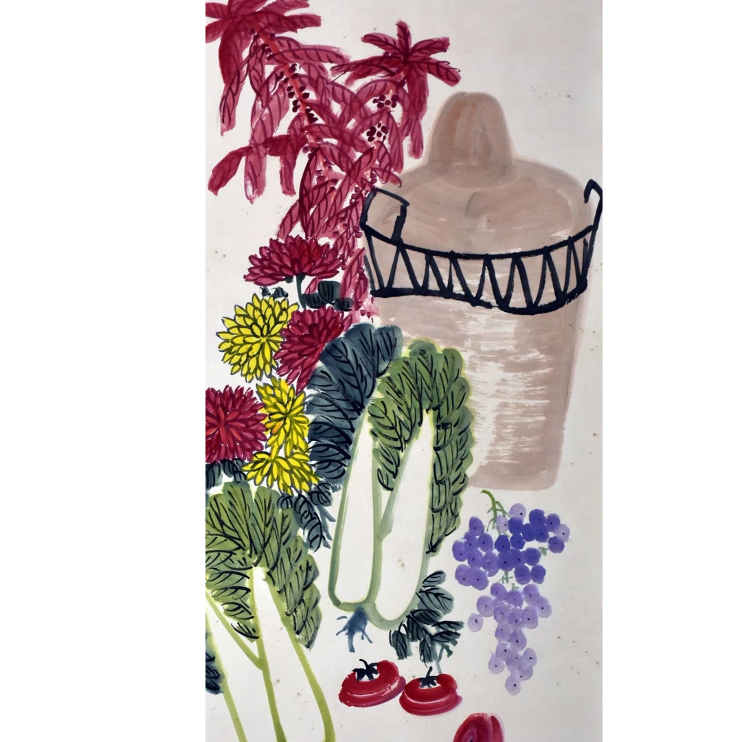 HM9417 益寿延年 137×68 纸本立轴 8.5平尺