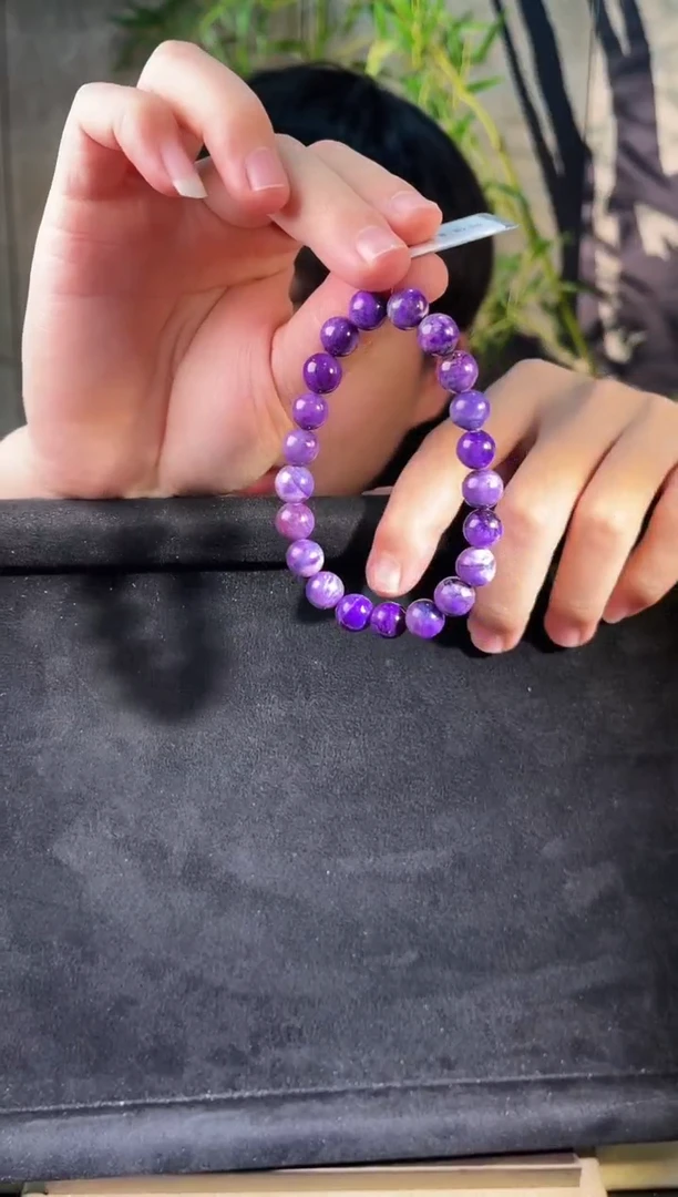 苏纪石（舒俱来）未镶嵌手串南非舒俱来老矿