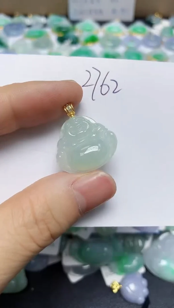 翡翠未镶嵌颈饰天然缅甸翡翠A货