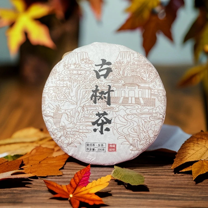 2020年 小户赛52号古树茶  云南普洱茶生茶紧压茶 200g/饼