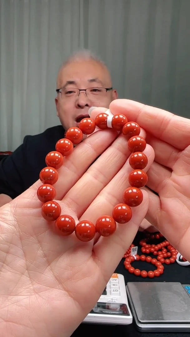 未镶嵌多样性发一件南红玛瑙【高货】11mm阿东寨圆珠单圈