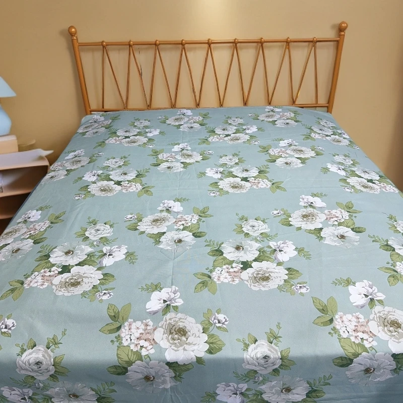 【盛世花开】床单 尺寸2.4X2.4米 正宗山东老粗布 夏季软凉席厚款