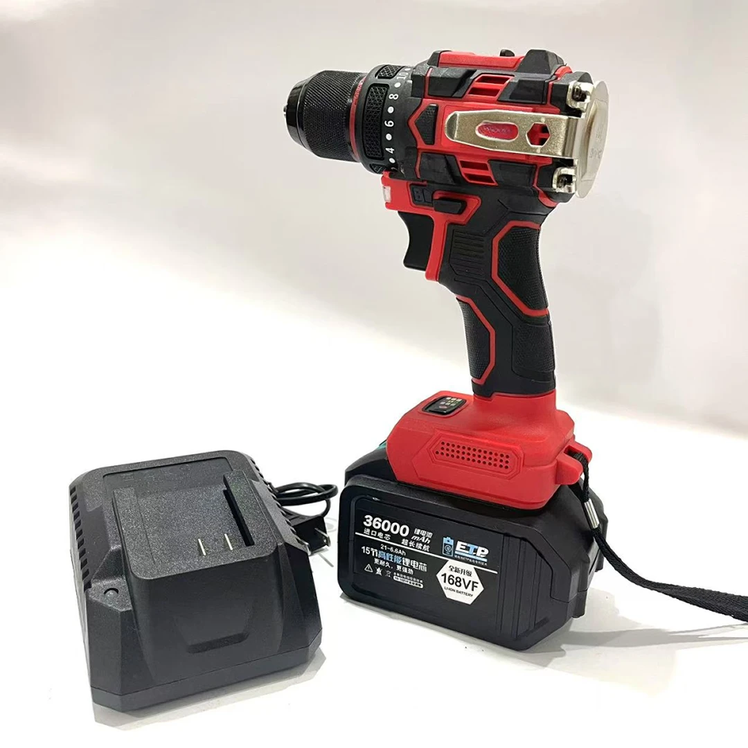 新款无刷多功能锂电钻手电钻高扭力可敲击电钻裸机电动工具电钻